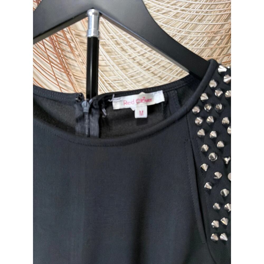 Little black dress with studs cut out top EUC M - Picture 3 of 5